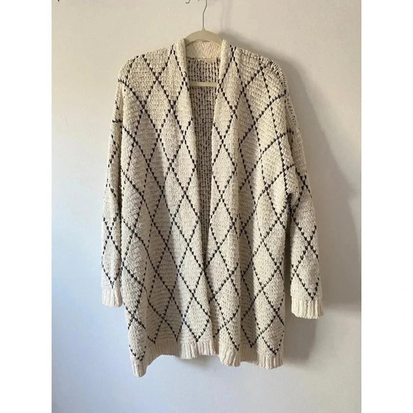 Eileen Fisher Open Front Cardigan Women’s Medium Petite Embroidered Kimono - Picture 1 of 10